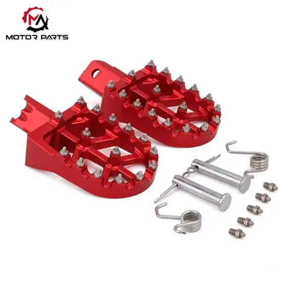 Sur-Ron Light Bee CRF150F CRF230F ညစ်ပတ်သောစက်ဘီးခြေနင်းများအတွက် CNC အလူမီနီယမ်ခြေသည်းများ